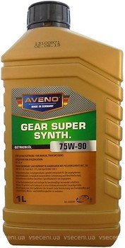 Фото Aveno Gear Super Synth. 75W-90 1 л (0002-000206-001)