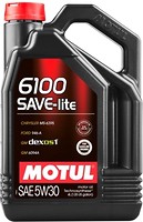 Фото Motul 6100 Save-Lite 5W-30 4 л (839650/107957)