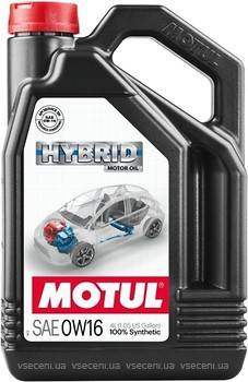 Фото Motul Hybrid 0W-16 4 л (333207/107154)