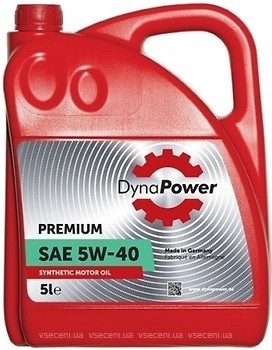 Фото DynaPower Premium SAE 5W-40 5 л