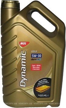 Фото MOL Dynamic Gold 5W-30 4 л (13301107)