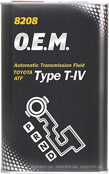 Фото Mannol 8208 O.E.M. for Toyota Lexus Type T-IV 1 л (MN8208-1ME)