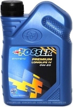 Фото Fosser Premium Longlife IV 0W-20 1 л