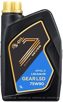 Фото S-Oil Seven Gear LSD 75W-90 1 л