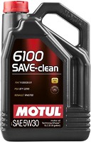 Фото Motul 6100 Save-Clean 5W-30 5 л (841651/107968)