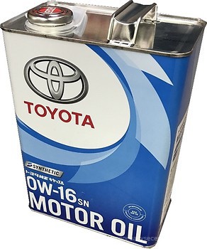 Фото Toyota Motor Oil SN 0W-16 4 л (08880-12105)
