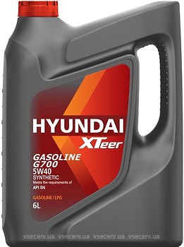Фото Hyundai XTeer Gasoline G700 5W-40 6 л (1061136)