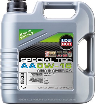 Фото Liqui Moly Special Tec AA 0W-16 4 л (21327)