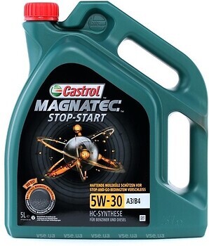 Фото Castrol Magnatec Stop-Start 5W-30 A3/B4 5 л (159BBC)