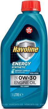 Фото Texaco Havoline Energy 0W-30 1 л