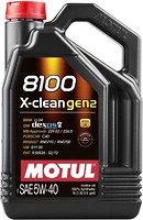 Фото Motul 8100 X-clean Gen2 5W-40 5 л (109762)