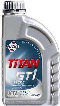 Фото Fuchs Titan GT1 Flex 5 XTL 0W-20 1 л