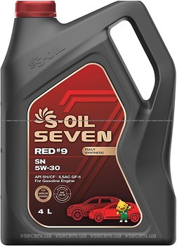 Фото S-Oil Seven Red#9 SN 5W-30 4 л