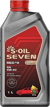 Фото S-Oil Seven Red#9 SN 5W-40 1 л