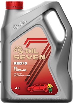 Фото S-Oil Seven Red#5 SL 10W-40 4 л