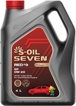 Фото S-Oil Seven Red#9 SP 0W-20 4 л