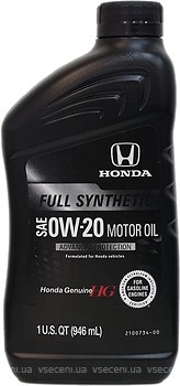 Фото Honda Full Syntetic 0W-20 SP (08798-9163) 0.946 л