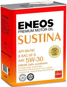 Фото Eneos Sustina 5W-30 4 л (EU0009301N)