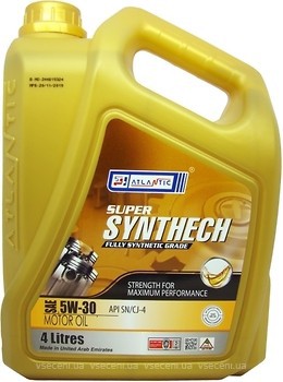 Фото Atlantic Synthech Super 5W-30 4 л