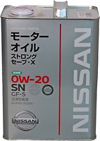 Фото Nissan Strong Save-X SN 0W-20 (KLAN0-00204) 4 л