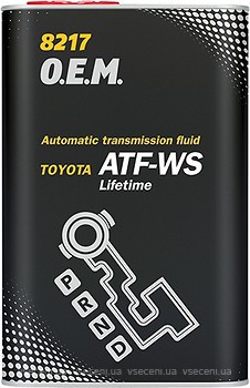 Фото Mannol 8217 O.E.M. for Toyota ATF WS 1 л (MN8217-1ME)