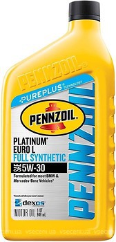 Фото Pennzoil Platinum Euro L Full Synthetic 5W-30 0.946 л