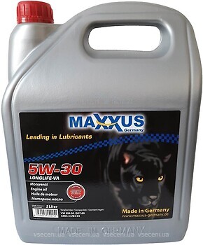 Фото Maxxus Longlife VA 5W-30 5 л (5W30VA005)