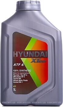 Фото Hyundai XTeer ATF 6 1 л (1011412)