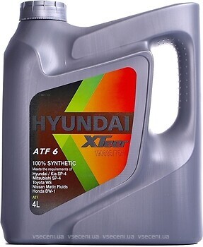 Фото Hyundai XTeer ATF 6 4 л (1041412)