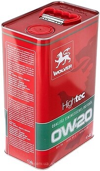 Фото Wolver HighTec 0W-20 SN 4 л (4260360943492)