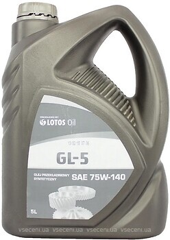 Фото Lotos Semisynthetic Gear Oil GL-5 75W-140 5 л (WKK500E200N0)