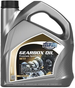Фото MPM Gearbox Oil Premium Synthetic MTF 75W-80 GL-5 4 л (18004MTF)