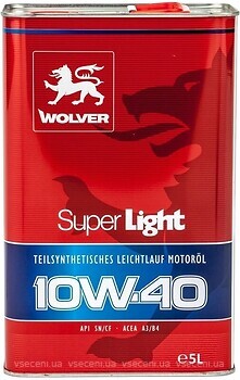 Фото Wolver Super Light 10W-40 5 л