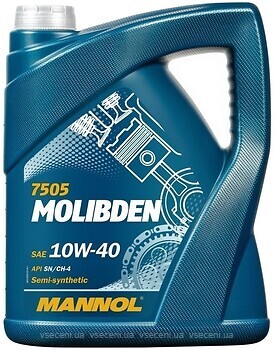 Фото Mannol MOLIBDEN 10W-40 5 л