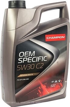 Фото Champion OEM Specific C2 5W-30 4 л (8209710)