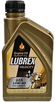 Фото Lubrex Velocity GX5 10W-40 1 л (1205717001)