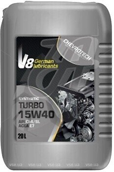 Фото V8 Turbo 15W-40 20 л