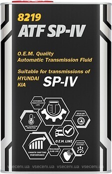 Фото Mannol O.E.M. 8219 ATF SP-IV 1 л (MN8219-1ME)