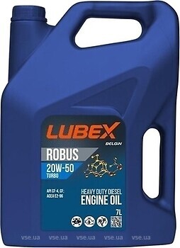 Фото Lubex Robus Turbo 20W-50 7 л (019-0782-0307)