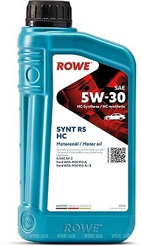 Фото ROWE Hightec Synt RS 5W-30 HC 1 л (20024001099)