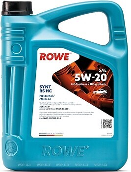 Фото ROWE Hightec Synt RS HC 5W-20 5 л (20186005099)