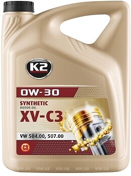 Фото K2 Synthetic XV-C3 0W-30 5 л (O0335S)