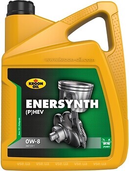 Фото Kroon Oil Enersynth (P)HEV 0W-8 5 л (37201)