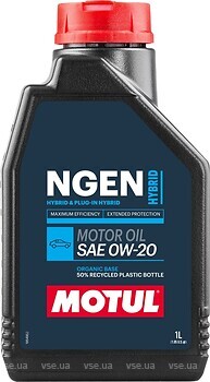 Фото Motul NGEN Hybrid 0W-20 1 л (111898)