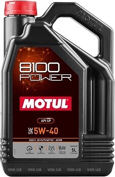 Фото Motul 8100 Power 5W-40 5 л (111809)