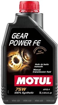 Фото Motul Gear Power FE 75W 1 л (823801/111148)
