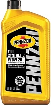 Фото Pennzoil Full Synthetic 0W-20 0.946 л