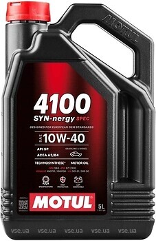 Фото Motul 4100 Syn-Nergy SPEC 10W-40 5 л (112892)