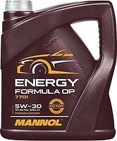 Фото Mannol Energy Formula OP 5W-30 SN Plus 4 л (7701-4)