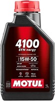 Фото Motul 4100 Syn-Nergy 15W-50 4 л (113162)